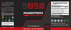 MangotrimX Liquid Burn - 2 FL OZ. - 120 Servings - Red Pilled Supplements 