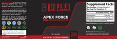 Apex Force - 60 Capsules - 30 Servings - Red Pilled Supplements 