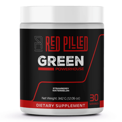 Organic Super Greens - Strawberry Watermelon - 30 Servings - Red Pilled Supplements 