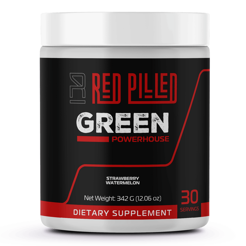 Organic Super Greens - Strawberry Watermelon - 30 Servings - Red Pilled Supplements 