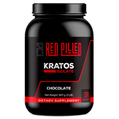 Kratos - Whey Protein Isolate (Chocolate) - 31 Servings - Red Pilled Supplements 