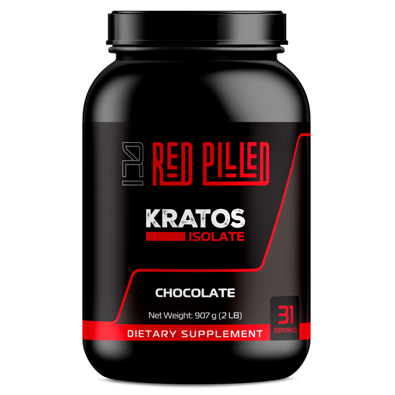 Kratos - Whey Protein Isolate (Chocolate) - 31 Servings - Red Pilled Supplements 