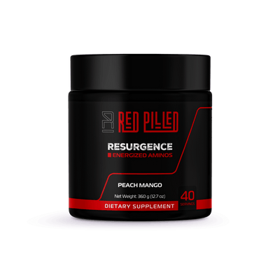 Resurgence - Pre-workout & Aminos (Peach Mango) - 40 Servings - Red Pilled Supplements 